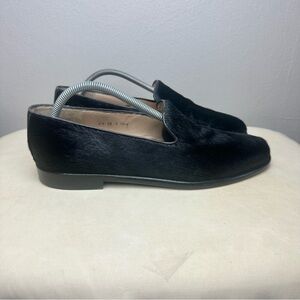 Charles Jourdan Monsieur Men’s Vintage Black Calf Hair Loafers Sz 8.5